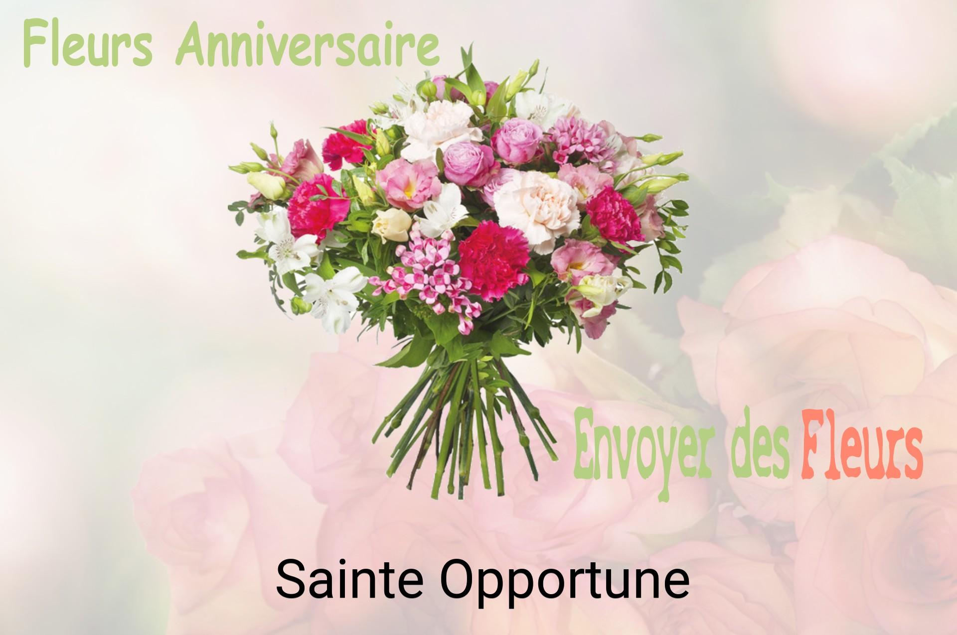 Bouquet de fleurs d’anniversaire livré à Sainte-Opportune