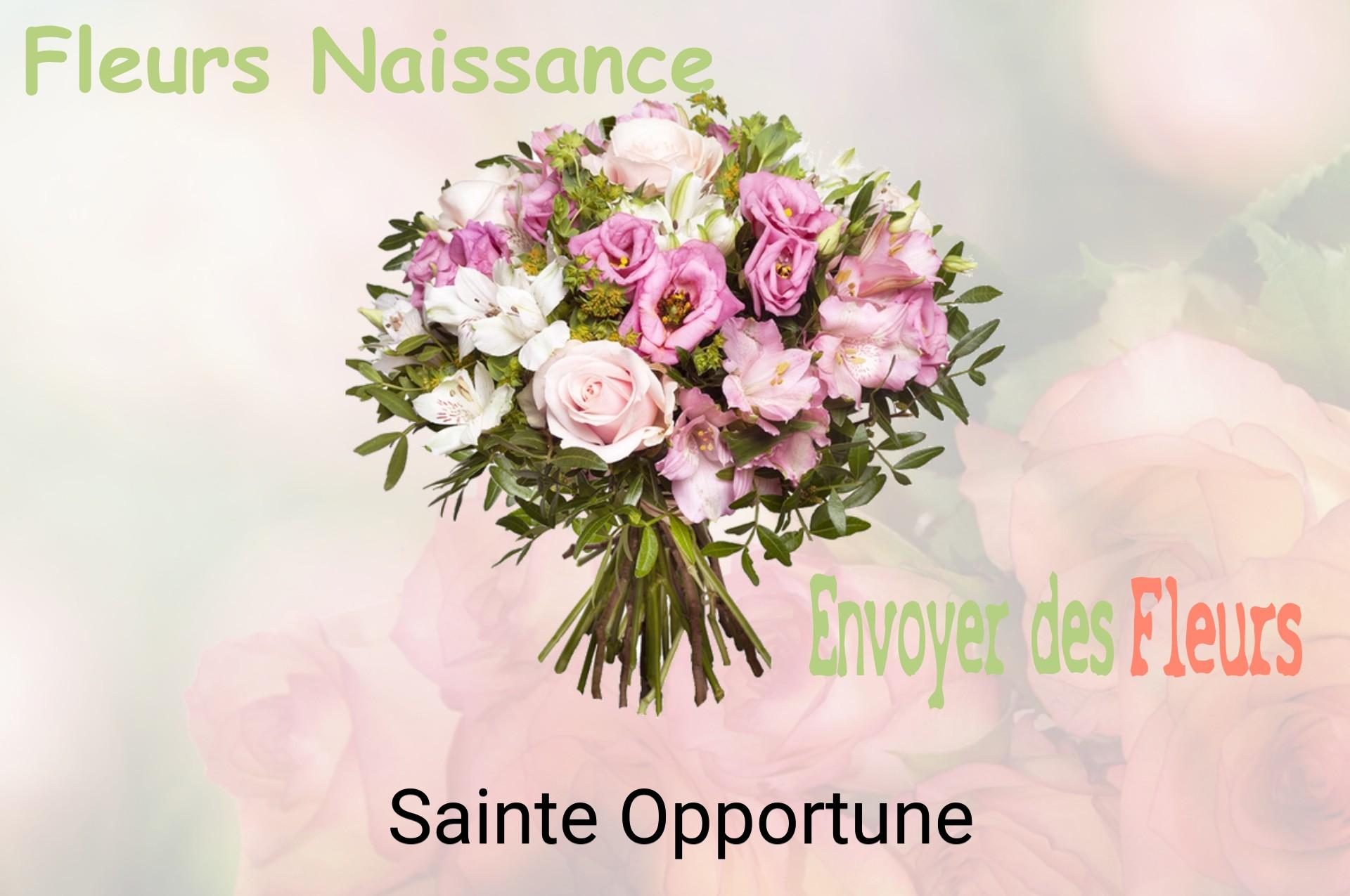 Bouquet de fleurs de naissance livré à Sainte-Opportune