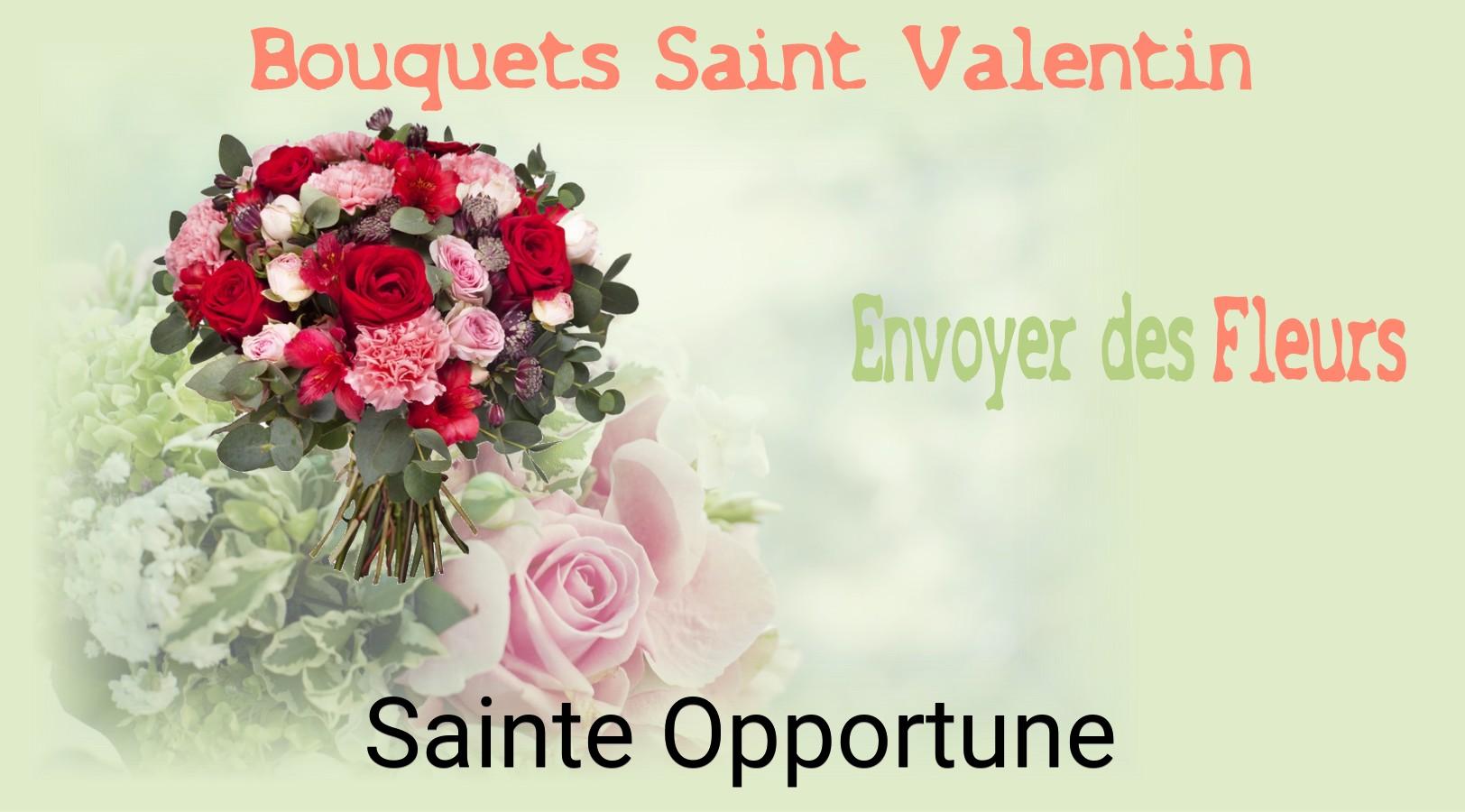 Roses de Saint-Valentin livrées à Sainte-Opportune